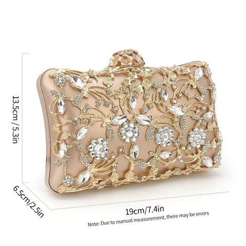 Goldene Banketttasche Luxus-Banketttasche m3331039