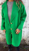 Women's autumn and winter lapel collar long-sleeved casual woolen jacket m302006
