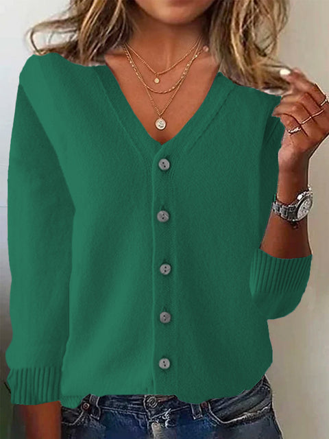 Knitted cardigan women's spring and summer knitted jacket long-sleeved sweater cardigan large size autumn coat women's m301990