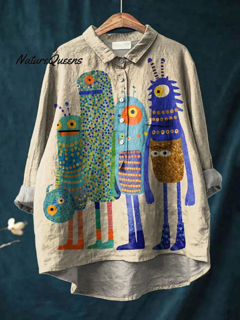 Lässiges Damen-T-Shirt mit Rundhalsausschnitt und lockerem Druck in großen Größen m301279 