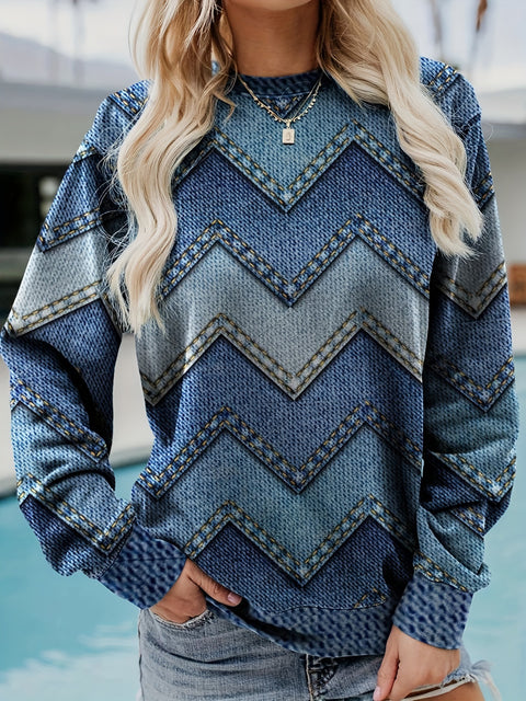 Pullover mit Streifenmuster m300594 