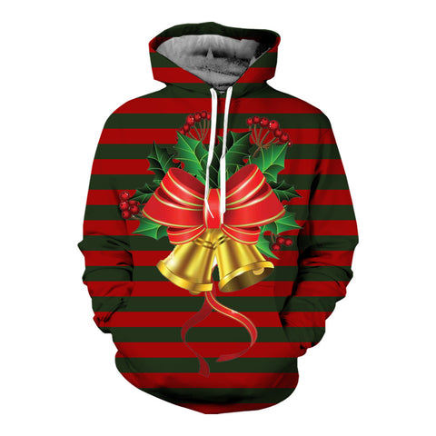Halloween series 3D printed men's casual sports large size hoodie m301740