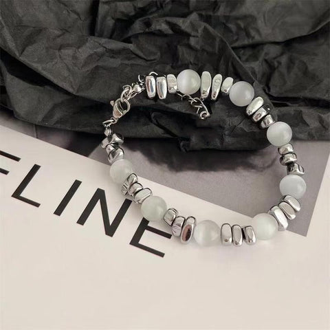 Bracelet en perles de céramique chinoise, bracelet féminin doux et mignon pour fille m3331322