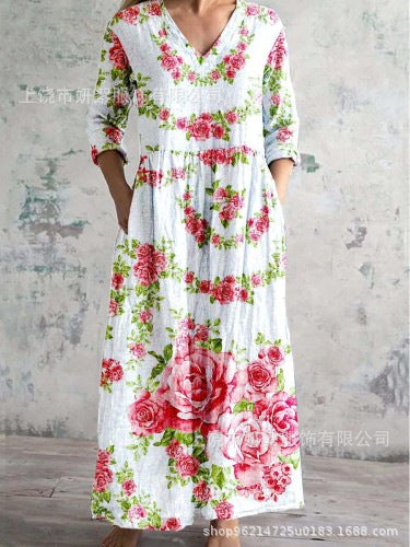 Lockeres Kleid Damen m301073