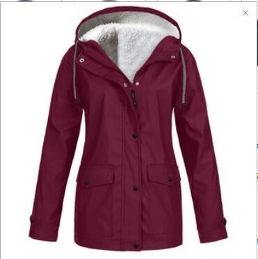 Autumn and winter fleece jacket outdoor hiking suit hooded jacket jacket m300473