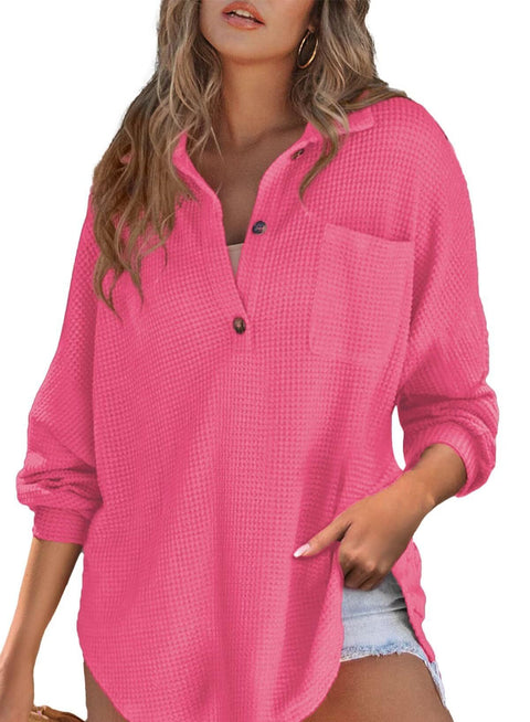 Haut en tricot gaufré populaire taille m300443 