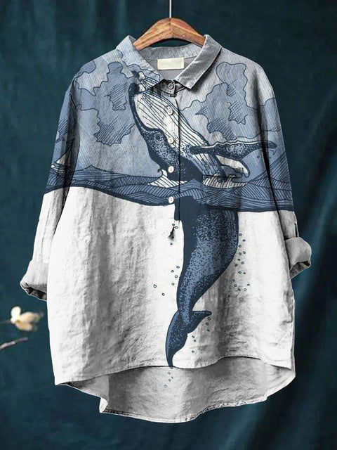 Lässiges Damen-T-Shirt mit Rundhalsausschnitt und lockerem Druck in großen Größen m301279 