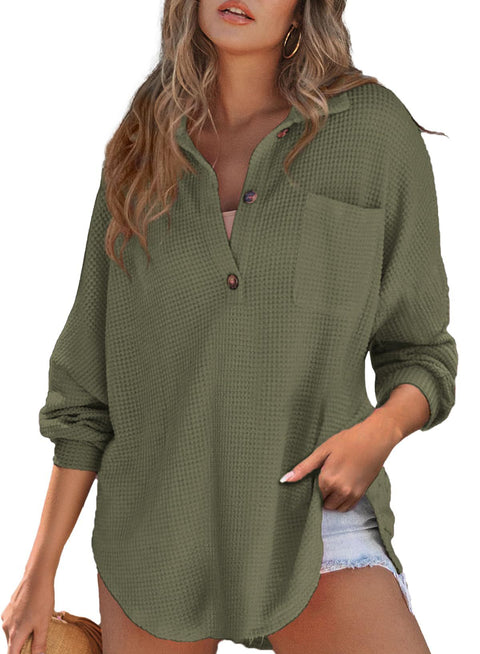 Haut en tricot gaufré populaire taille m300443 