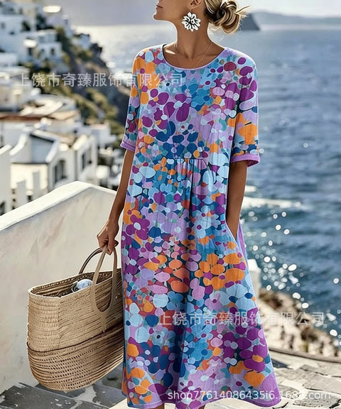 Short Sleeve Women's Loose Skirt Women's m303027