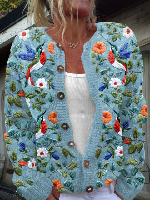 New cardigan knitted jacket women's clothing early spring and autumn source work m301722
