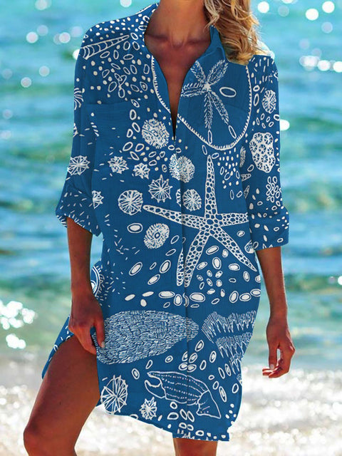 Veste de bikini, maillot de bain, cardigan, chemise de plage imprimée pour femme, m301274 