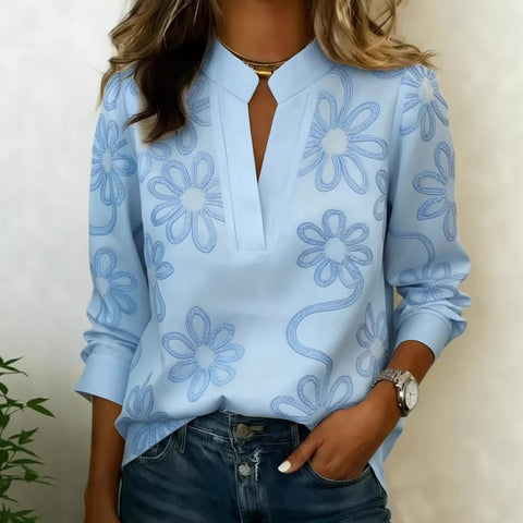 3D digital printing casual pullover versatile spring and summer new shirt top m302727