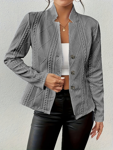 Autumn and winter new hot-selling button pattern small blazer m301620