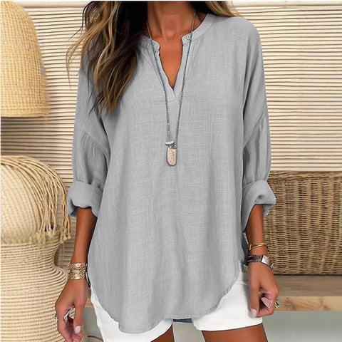 Floral einfache casual temperament T-shirt langarm m301361-1 