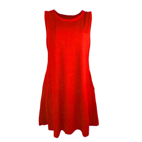 Ärmelloses Westenkleid mit Taschen m300967 
