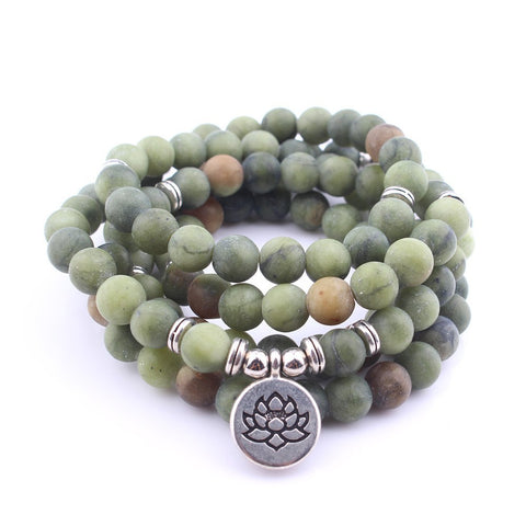 8 mm neues Amazon-Armband, 108 Buddha-Perlen, Lotus-Armband mit mehreren Kreisen, Lebensbaum-Anhänger, Pulloverkette, M3331309