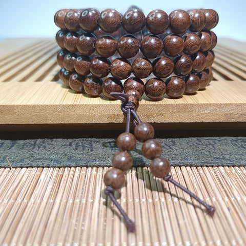 Guofeng 108 Armbänder, Sandelholzperlenarmbänder, verschiedene handgehaltene chinesische Knoten-Rosenkränze m3331293