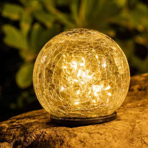 Lampe de cour extérieure étanche à l'eau avec fissures et explosions m3331190