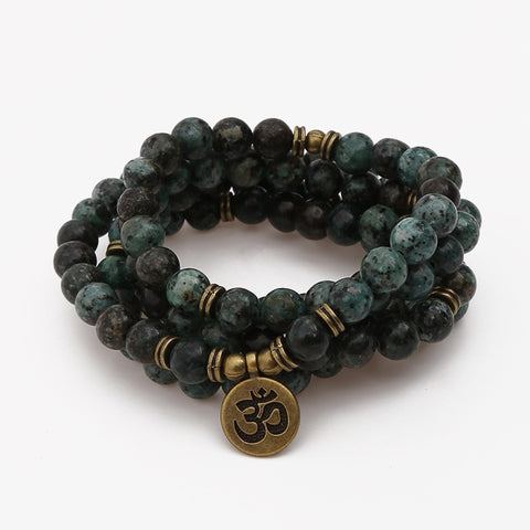 8 mm neues Amazon-Armband, 108 Buddha-Perlen, Lotus-Armband mit mehreren Kreisen, Lebensbaum-Anhänger, Pulloverkette, M3331309