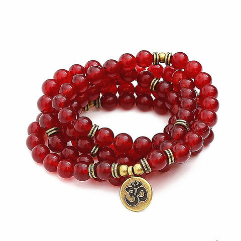 8 mm neues Amazon-Armband, 108 Buddha-Perlen, Lotus-Armband mit mehreren Kreisen, Lebensbaum-Anhänger, Pulloverkette, M3331309