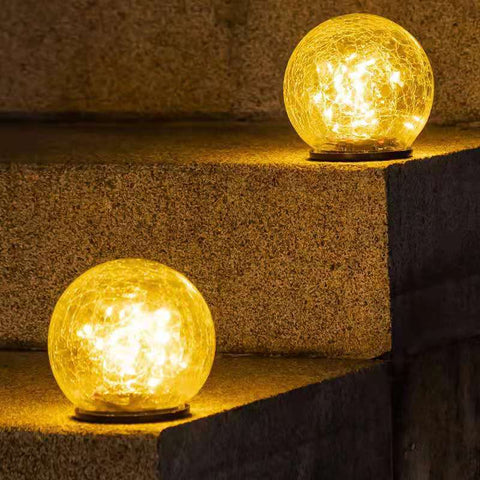 Lampe de cour extérieure étanche à l'eau avec fissures et explosions m3331190