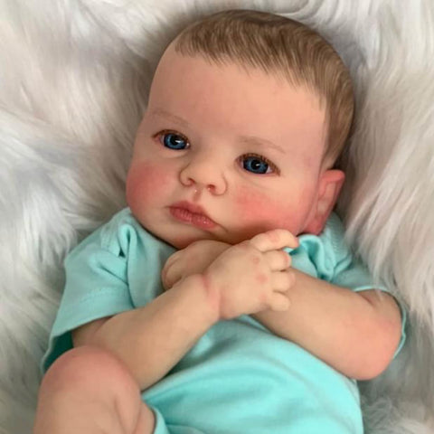 Poupée de simulation Loulou éveillée de 49 cm, nouveau-né m3331132