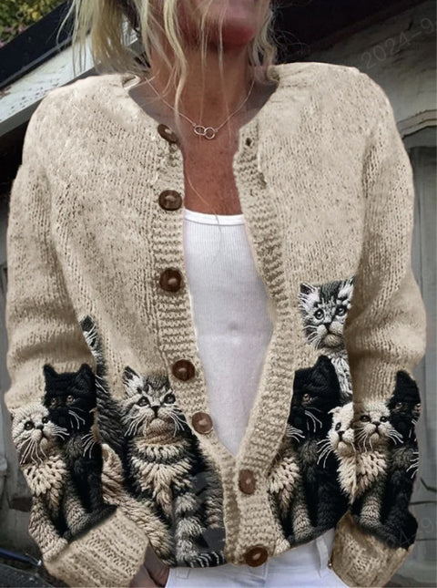 New 3D digital printing cardigan jacket women's clothing m301669