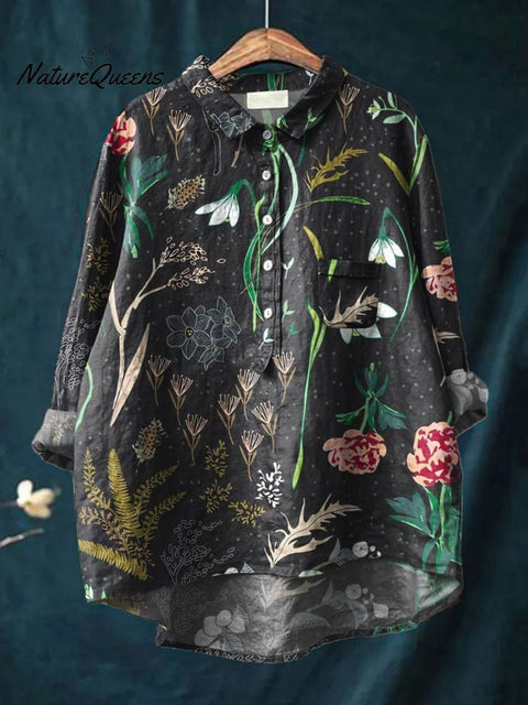Lässiges Damen-T-Shirt mit Rundhalsausschnitt und lockerem Druck in großen Größen m301279 