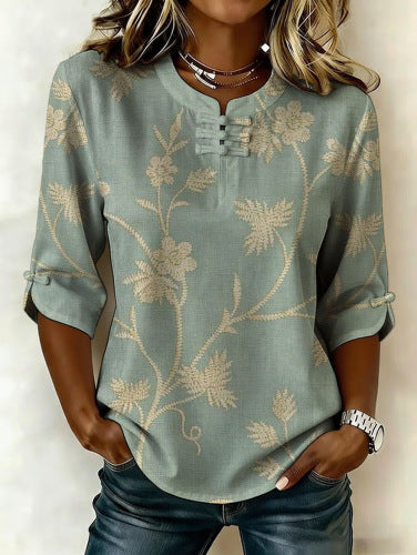 Women's floral print top m302985