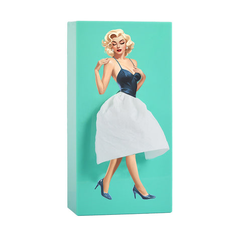 Cartoon Anime Mädchen Taschentuchbox Fliegender Rock Taschentuchbox Pod Rock Mädchen Gesicht Pumpkarton Niedliche Desktop-Dekoration m5010683