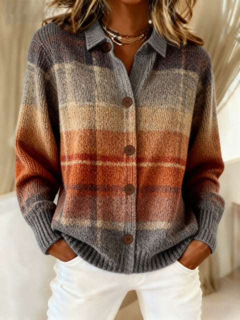 Wear a loose lazy wind soft waxy sweater jacket top m302191