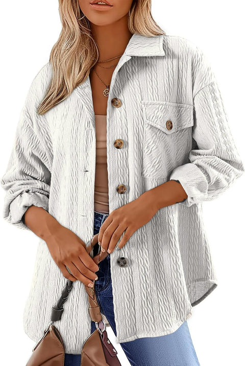 Versatile lapel shirt long sleeve lining m300555