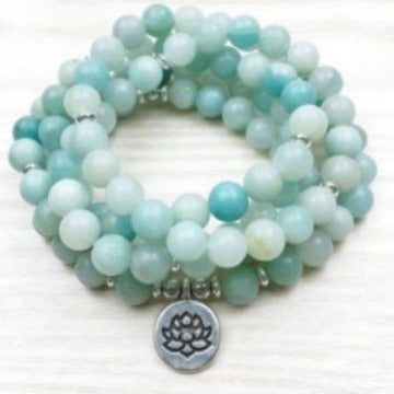 8Mm Amazon Armband 108 Lotus Buddha Auge Anhänger Halskette Armband Armband m3331231