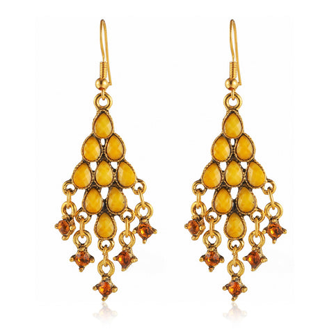 Boucles d'oreilles en éventail à pompons de paon, accessoire m3331112