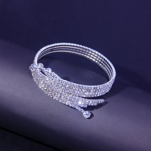 Bracelet multicouche strass m3331118