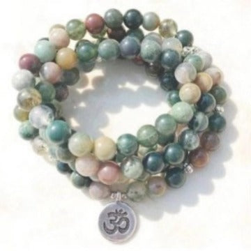 8Mm Amazon Armband 108 Lotus Buddha Auge Anhänger Halskette Armband Armband m3331231