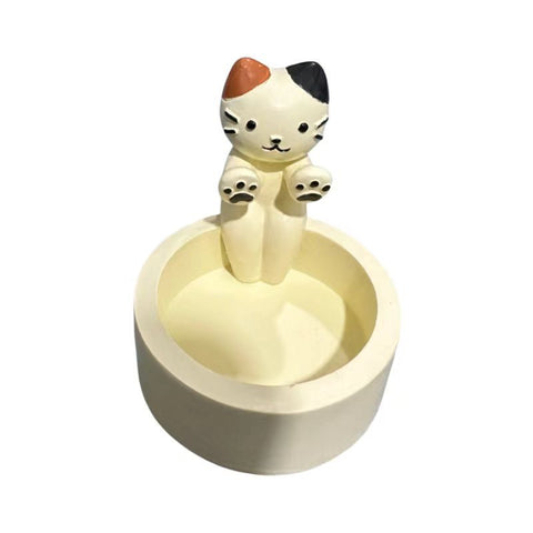 Bougeoir de chaton de dessin animé de luxe léger, décoration chauffante m3331017 