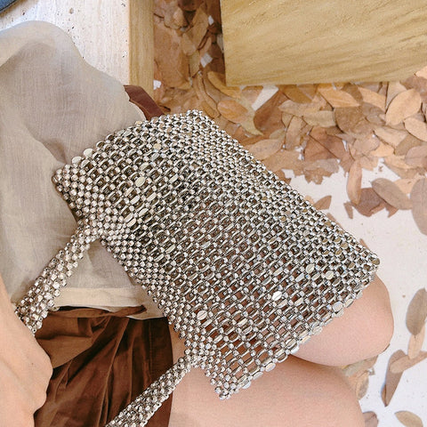 Persönlichkeit Metall kleine Tasche Retro hohle Handtasche m3331040
