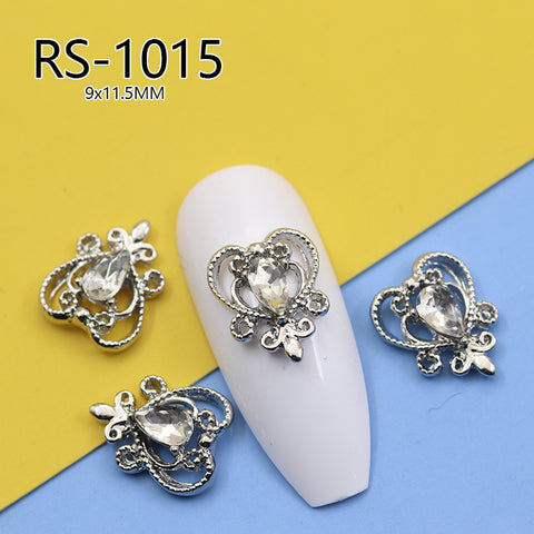 Vintage Barock gericht stil nail art schmuck hohl nagel aufkleber ins wind zirkon modell m3331220