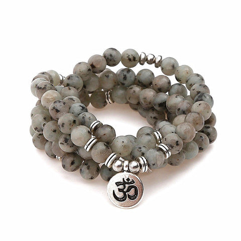8 mm neues Amazon-Armband, 108 Buddha-Perlen, Lotus-Armband mit mehreren Kreisen, Lebensbaum-Anhänger, Pulloverkette, M3331309