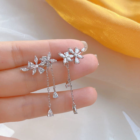 Boucles d'oreilles elfe de rêve magnifiques, boucles d'oreilles à pompons féeriques m3331110