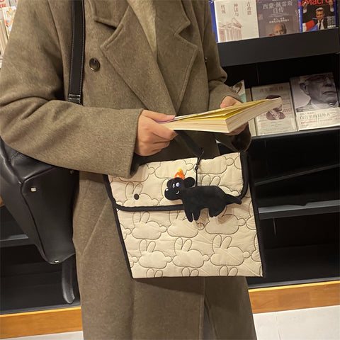 Sacoche pour ordinateur portable 11/13" avec motif lapin brodé, organiseur pour iPad M3330822