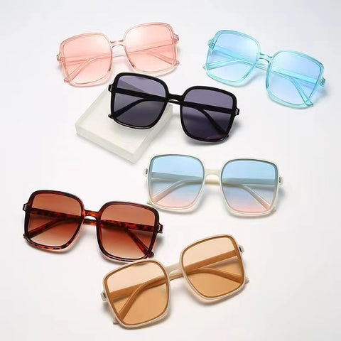 Große quadratische Rahmen-Sonnenschutz-Mode-Gezeiten-Sonnenbrille mit Anti-Ultraviolett-Farbverlauf m5010680