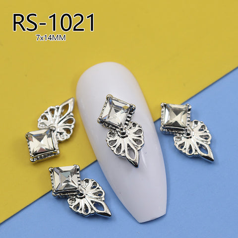 Vintage Barock gericht stil nail art schmuck hohl nagel aufkleber ins wind zirkon modell m3331220