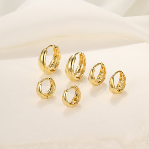 Boucles d'oreilles simples, personnalité affirmée, style rock punk C m3330777