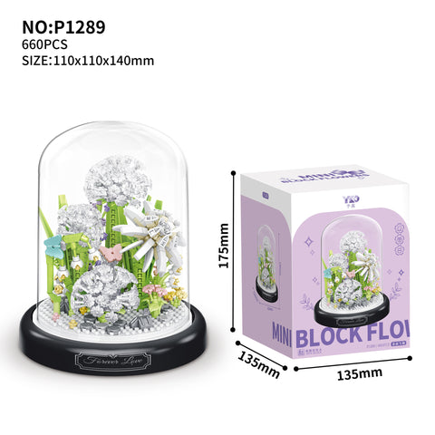Nouveau assemblage bloc de construction Bouquet Micro Grain Rose tournesol ornement M3330979 
