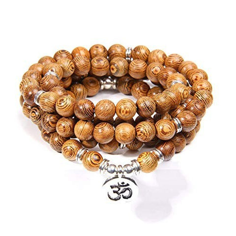 8Mm Amazon Armband 108 Lotus Buddha Auge Anhänger Halskette Armband Armband m3331231