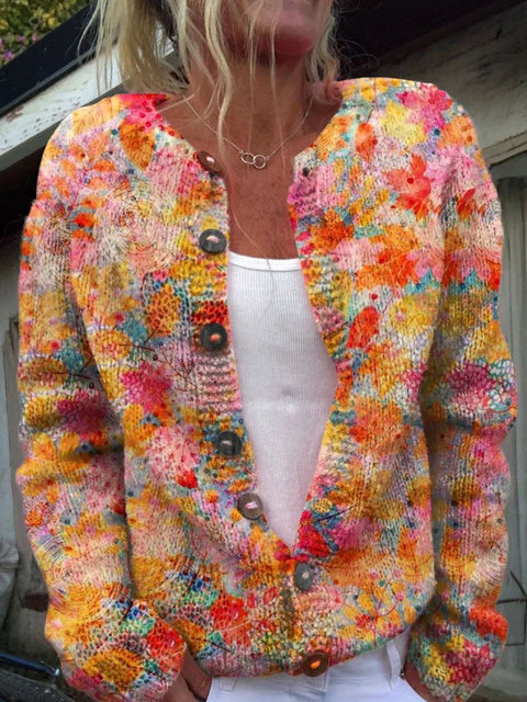New 3D digital printing cardigan jacket women's clothing m301669