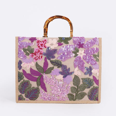 Pailletten-Einkaufstasche, gewebte Handtasche, Luxusgefühl für Damen, m3331196 