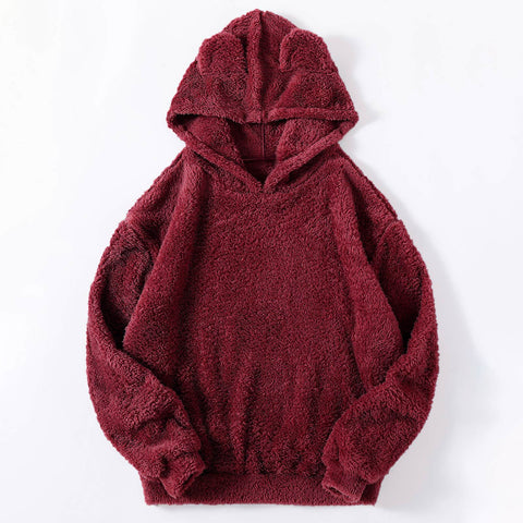 Nouveau pull thermique à capuche avec oreilles de lapin moelleuses m300439 